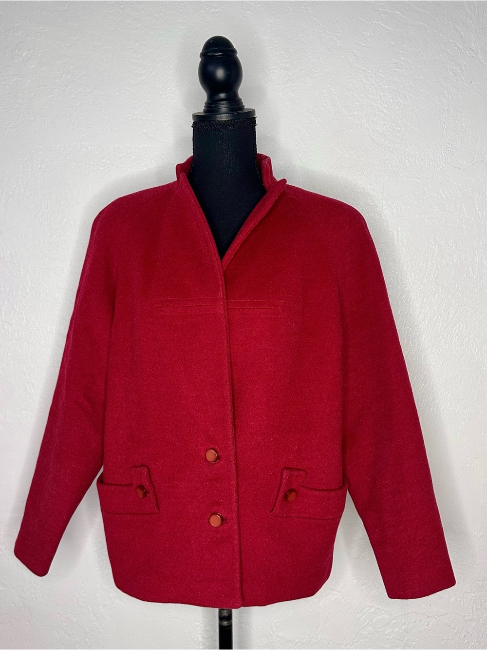 Vintage 1950 union made red jacket
